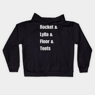 ROCKET & LYLLA & FLOOR & TEEFS Kids Hoodie